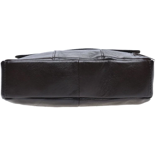 Мужская сумка через плечо Borsa Leather коричневая (K18863-brown): Страна производитель Тайвань