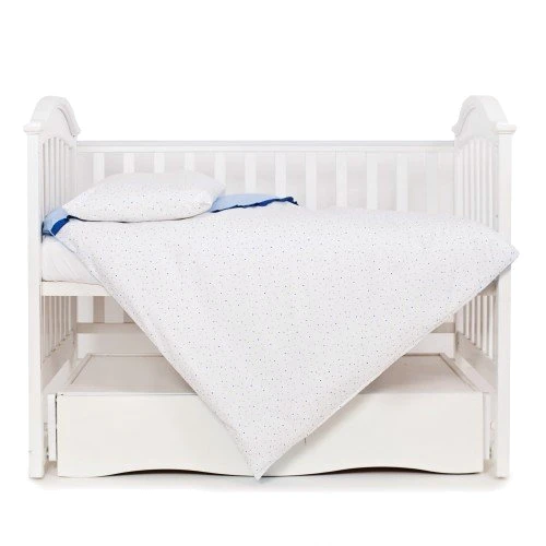 Сменная постель Twins Premium Starlet blue, серый/синий (3 эл) (3028-P-024): Тип постельный комплект