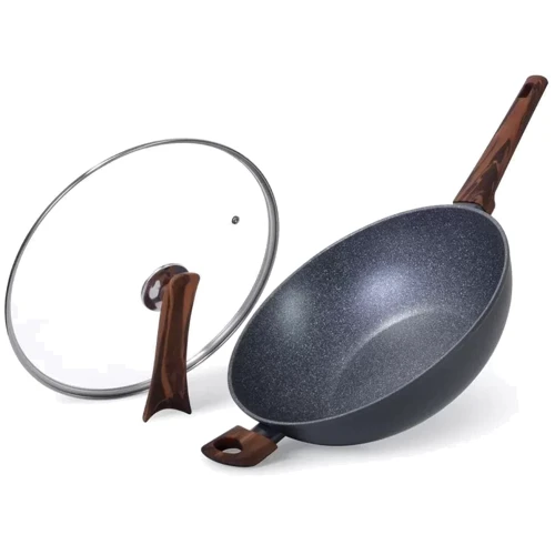 Fissman Capella WOK 30x8.5 см 4.3 л (14957): Материал ручки Бакелит