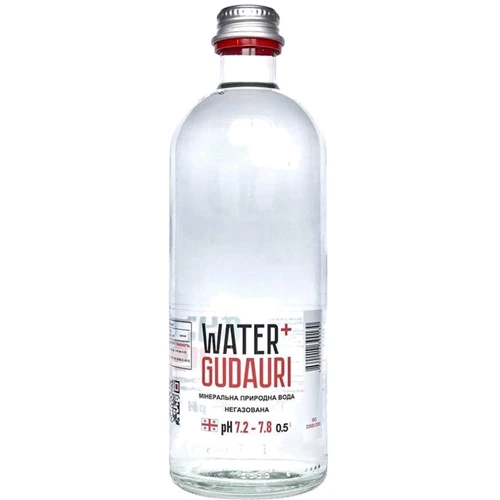 Упаковка води мінеральної природної негазованої Gudauri Water+ 12х0.5 л (4860114390130_12): Об'єм, л 6