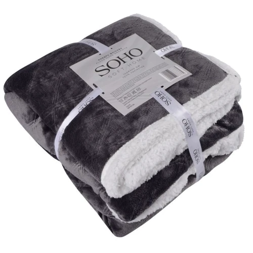 Одеяло SOHO Plush hugs Graphite 150х200 см (6878738): Материал чехла полиэстер