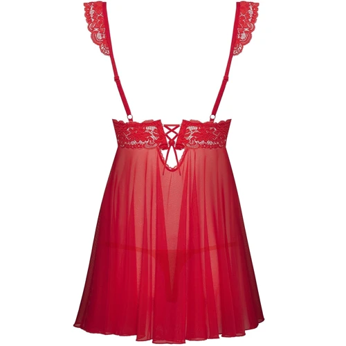 Комплект Obsessive 863-BAB-3 babydoll, S/M