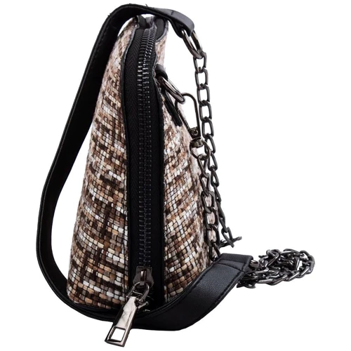 Жіноча сумка-купол Valiria Fashion коричнева (4DETBI1805-12): Застібка Блискавка