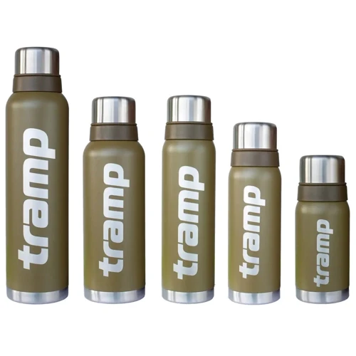 Термос Tramp Expedition Line olive 0.9 л (1736.08.98): Материал корпуса нержавеющая сталь/пластик