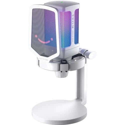 Конденсаторный USB микрофон Fifine Q6TW White: Способ подключения Проводной