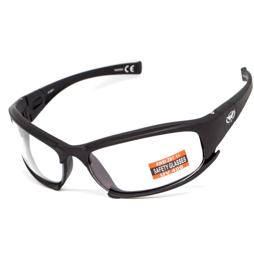 Спортивні окуляри Окуляри захисні хромовані Global Vision Assault Photochromic (clear) Anti-Fog, прозорі (GV-ASSA-CL13): Особливості Цельная оправа, С чехлом, С ремешком