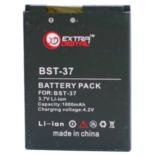 Аккумулятор Аккумулятор ExtraDigital for Sony Ericsson BST-37 (1000 mAh) - BMS6351