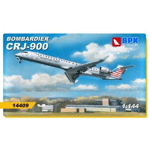 Региональный самолет Big Planes kits Bombardier CRJ-900 "American Eagle" BPK14409