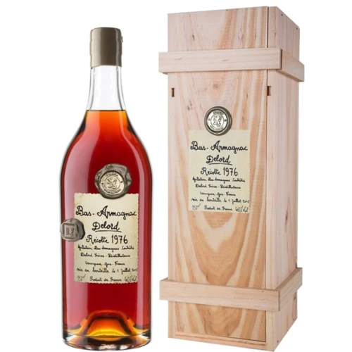 Арманьяк Delord Bas-Armagnac 1976 gift box 40 % 0.7 л (WHS3324113719763)