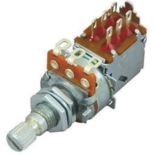 Пуш-пул потенціометр DIMARZIO EP1200PP AUDIO TAPER POTENTIOMETER 250K (PUSH-PULL)
