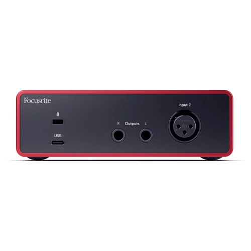 Аудиоинтерфейс FOCUSRITE Scarlett Solo 4th Gen: Интерфейсы USB, Jack (6.3 мм)