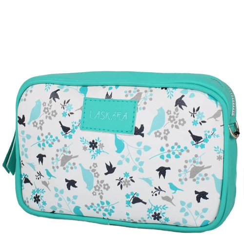 Женская сумка кросс боди Laskara бирюзовая (LK-20284-turquoise): Стиль Повседневный (Casual)