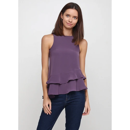 Блуза H&M 4625934 46 фиолетовая без рукава