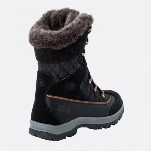 Ботинки Jack Wolfskin Aspen Texapore High W 4041421-6072 38 черные натуральная замша зима фото 3
