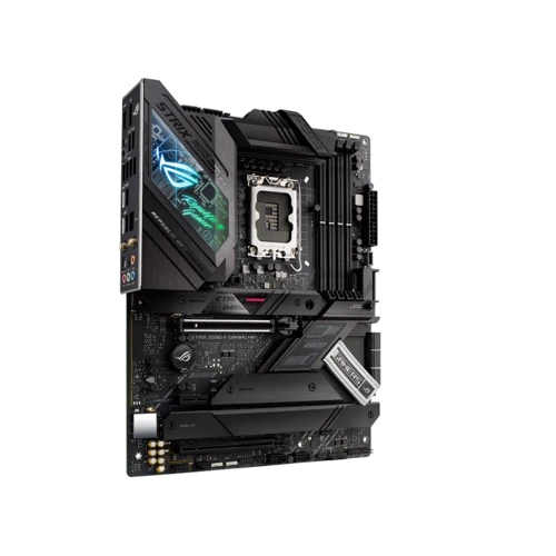 ASUS ROG STRIX Z690-F GAMING WIFI: Разъемы на задней панели USB 3.2 Gen 2, USB Type-C, USB 3.2 Gen 1, USB 2.0, DisplayPort, HDMI, Ethernet RJ-45