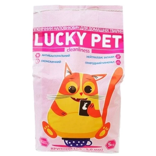 Наполнитель для кошачьего туалета Luсky Pet Бентонитовый крупный 5 кг (4820224210117)