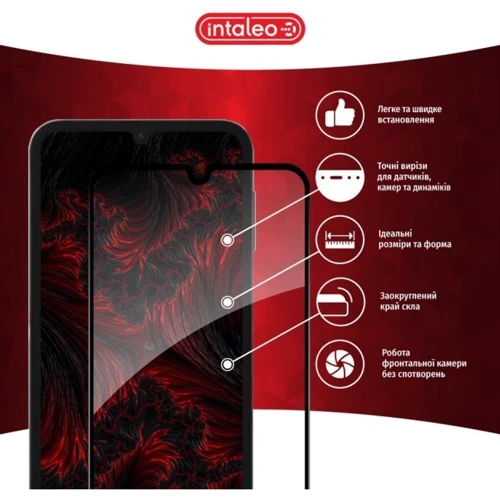 Аксессуар для смартфона Intaleo Tempered Glass Full Glue Black for Samsung A245 Galaxy A24 4G/M346 Galaxy M34 5G: Совместимость Samsung A245 Galaxy A24 4G/M346 Galaxy M34 5G