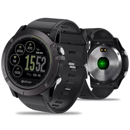 Смарт-часы Zeblaze Vibe HR3 Black: Материал корпуса металл