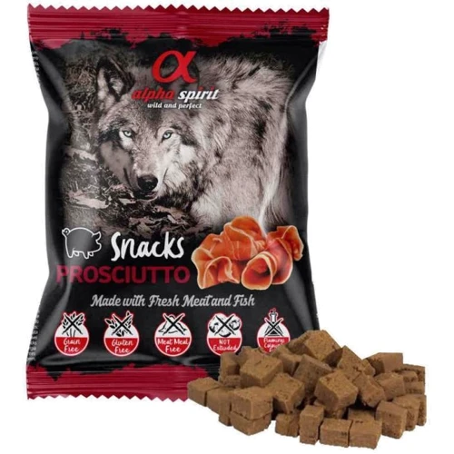 Ласощі для собак AS DOG Snacks Prosciutto із прошуто кубики 50 г (as4001350): Тип Снеки