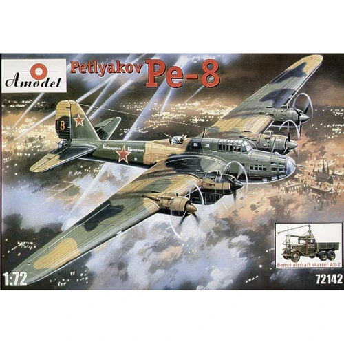 Модель Amodel Дальний тяжелый бомбардировщик Пе-8 (AMO72142)