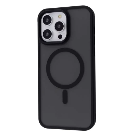 Чохол для iPhone WAVE Matte Insane Case з MagSafe Black for iPhone 14 Pro