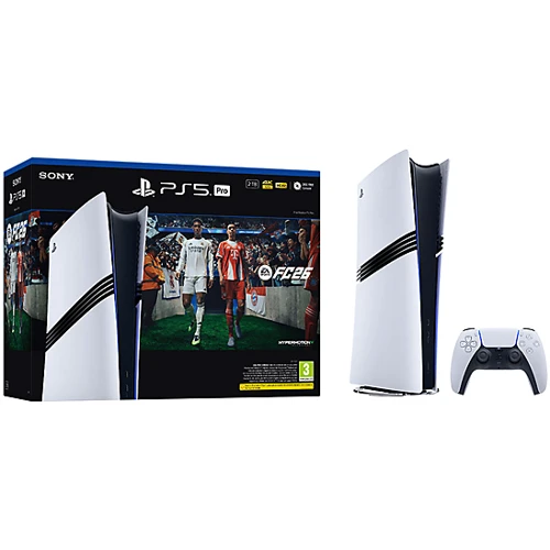 Игровая приставка Sony PlayStation 5 Pro 2TB EA Sports FC 26: Процессор AMD Zen 2, 8 ядер, 16-поточный, 3.5 Ггц