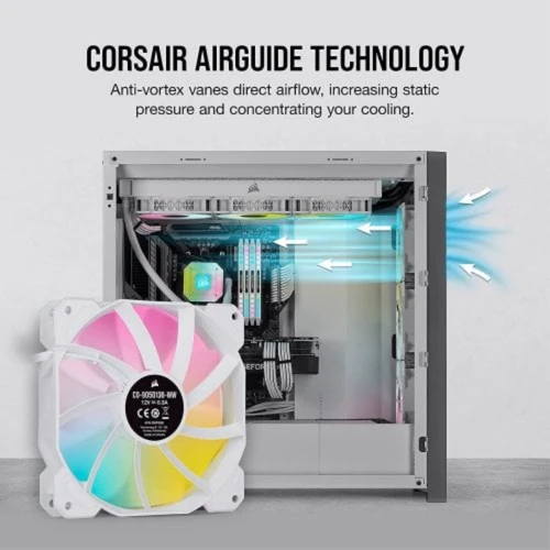 Кулер Corsair SP120 RGB ELITE White (CO-9050137-WW): Разъем 4pin
