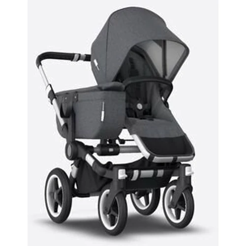 Универсальная коляска 2 в 1 Bugaboo Donkey 3 Mono ALU/GREY MELANGE, серый меланж (180154GM01): Возможность установки люльки есть
