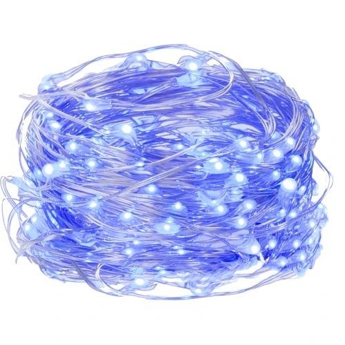 Гирлянда на батарейках Springos 9.9 м 100 LED CL0020 Blue: Тип Линейная