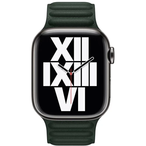 Аксесуар для Watch Apple Leather Link Sequoia Green Size M/L (ML7Q3) для Apple Watch 38/40/41mm: Сумісність Apple Watch 41mm, Apple Watch 40mm, Apple Watch 38mm
