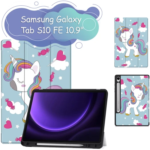Аксессуар для планшетных ПК BeCover Flexible TPU Mate Unicorn for Samsung X520/X526 Galaxy Tab S10 FE (713272): Цвет рисунок