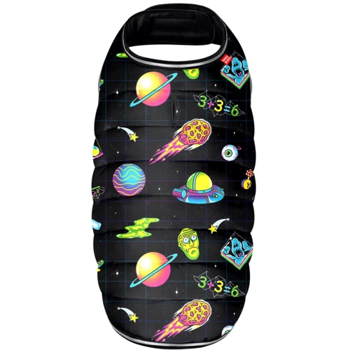 Курточка-накидка для собак WAUDOG Clothes Рик и Морти 2 S А 32 см B 41-51 см С 25-35 см (503-0281): Обхват груди 41-51 см