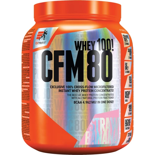 Протеин Extrifit CFM Instant Whey 80 2270 g /75 servings/ Strawberry Banana