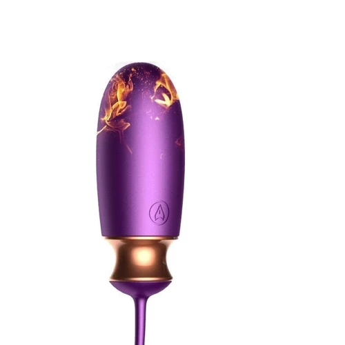 Виброяйцо с подогревом и пультом ДУ - Vibrating Silicone Love EGG USB, BS6300001