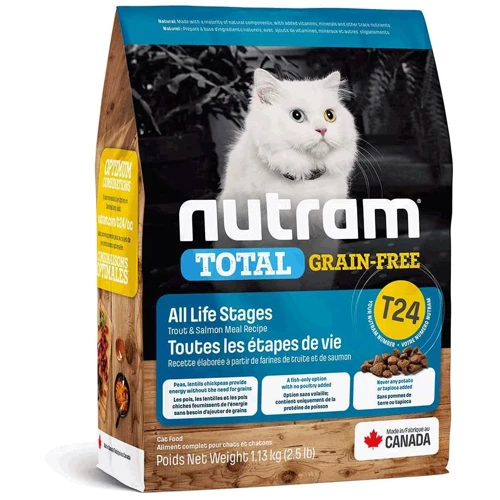 Сухой корм Nutram Total GF T24 с лососем и форелью 1.13 кг (T24_(1,13kg))