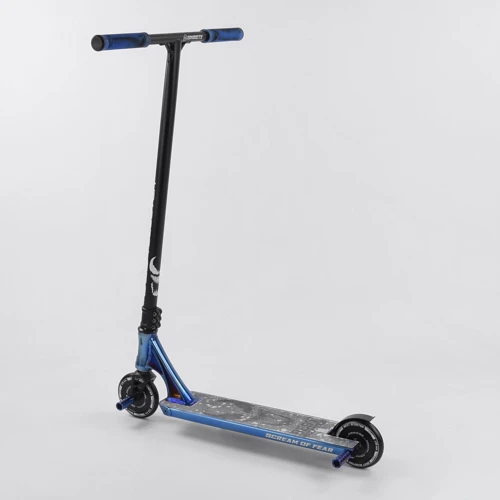 Самокат трюкових Best Scooter "SIMBIOTE" HIC-система, Пегі, алюмінієвий диск і дека Black / Blue (102310): Матеріал коліс поліуретан