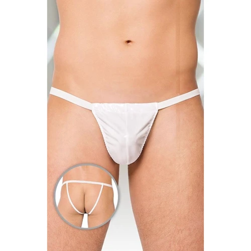 Мужские трусы SoftLine - Thong 4506, S-L (white)