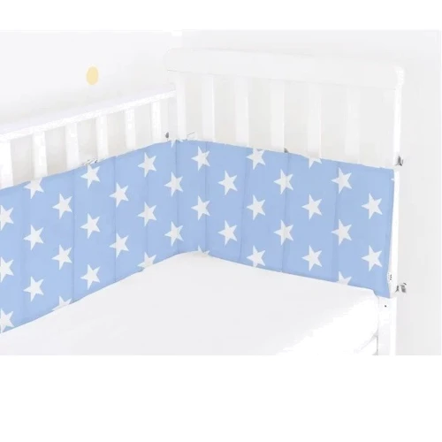 Бортик в кроватку Cosas Stars Light Blue 30х180 см (4822052062746)