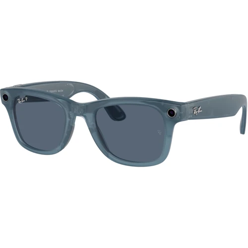Смарт-окуляри Ray-Ban Meta Wayfarer Matte Jeans Frame - Dusty Blue Lenses size L (RW4006 67552V 53-22) фото 9