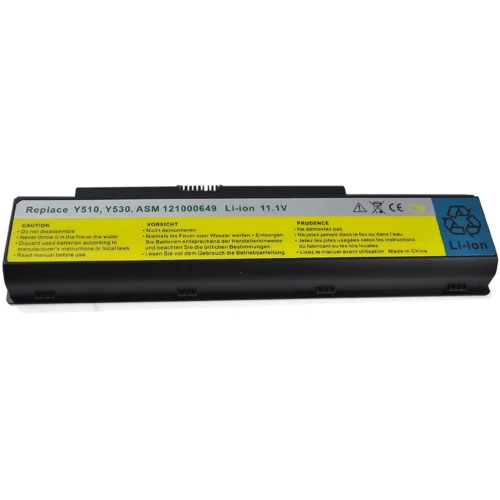 Батарея для ноутбука Lenovo-IBM 121TL070A IdeaPad Y510 11.1V Black 5200mAh OEM (8152)