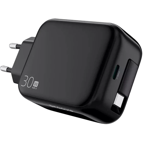 Зарядное устройство Proove Wall Charger USB-C Fixtape GaN 30W Black (WCFP30010201): Особенности Быстрая зарядка, USB-C