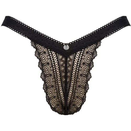 Трусики Obsessive Estiqua black XS/S