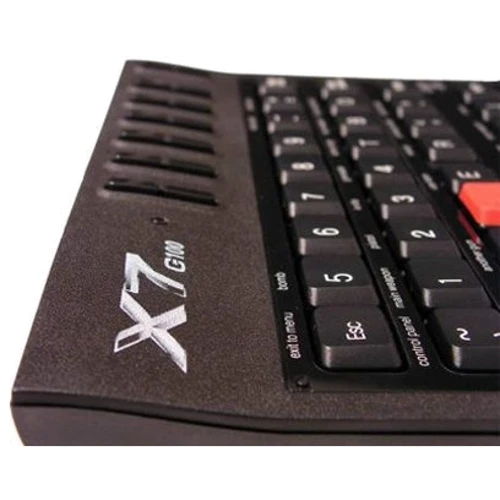 Клавіатура A4 Tech X7-G100 USB Black: інтерфейс підключення дротова USB