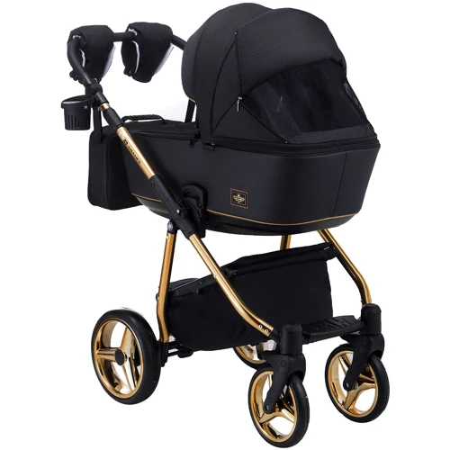 Коляска 2 в 1 Adamex Barcelona Polar (Pink Gold) BR603 (624633): Ширина шасси 58.5 см