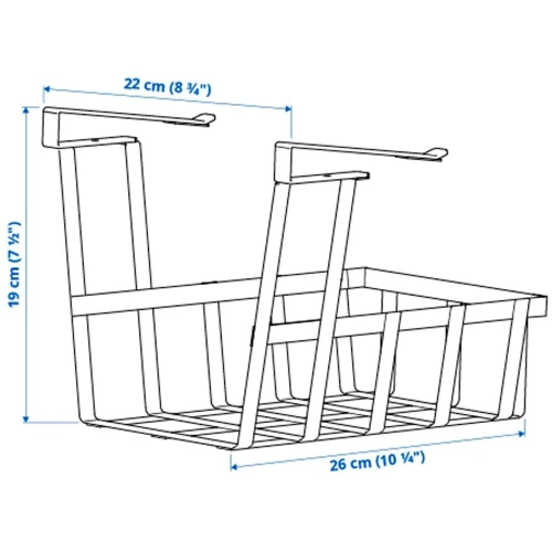 Подвесная корзина ІКЕА PÅLYCKE 22х26х19 см (80534433)