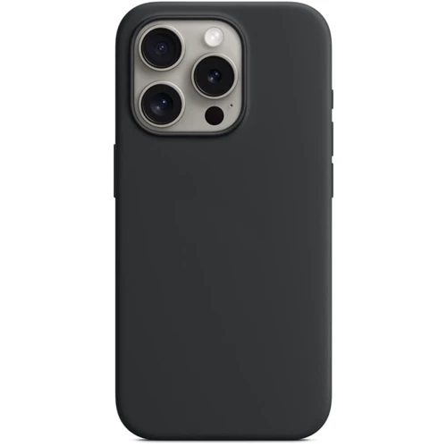 Чохол для iPhone Monblan Silicone Case MagSafe Black для iPhone 15 Pro