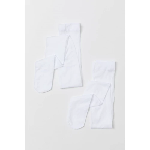Колготки H & M 411-777051 116-122 см білі (2 шт.)