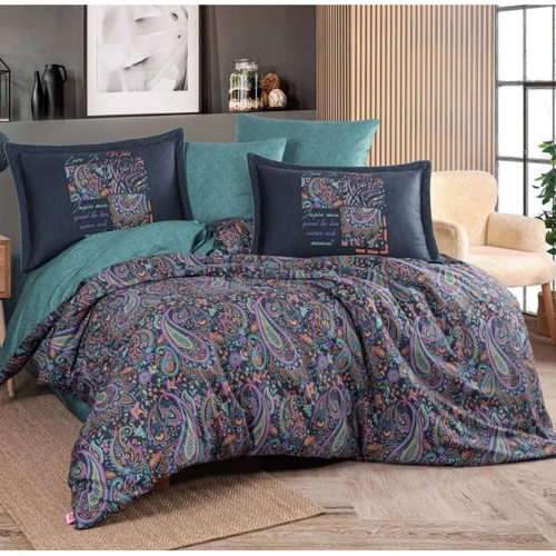 Комплект постільної білизни HOBBY Premium Sateen 300TC CLEMENTINA сатин євро (81731_2.0)