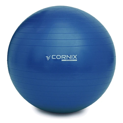 Мяч для фитнеса Cornix Anti-Burst Blue 85 см (XR-0249)