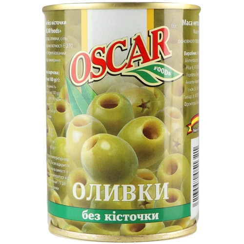Оливки без косточки Oscar foods 280 г (8413552051321) фото 2